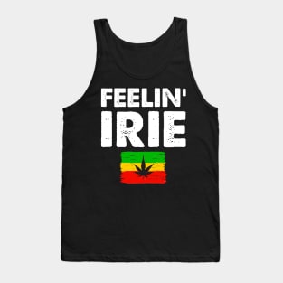 Feelin Irie, Rasta Jamaica, Rastafarian Tank Top